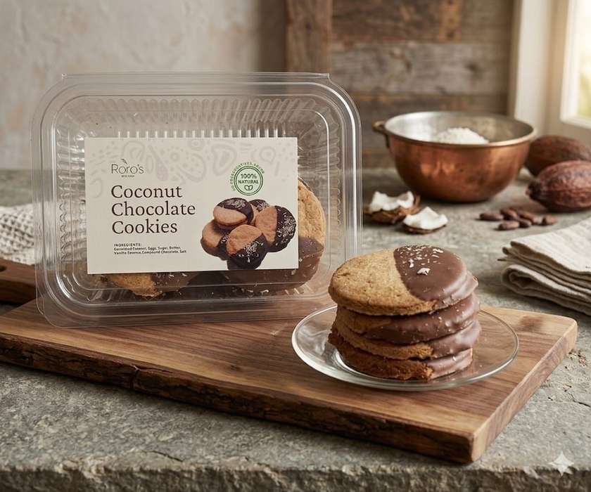 Chocolate & Coconut Cookies