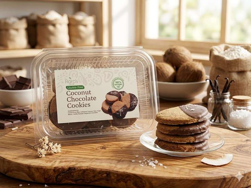 Gluten Free Coconut & Chocolate Cookies