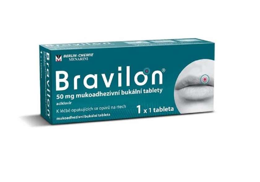 Bravilon 50mg 1 mucoadhesive buccal tablet