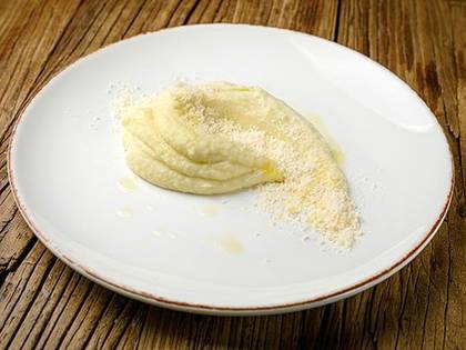 Mashed potatoes with Parmesan cheese