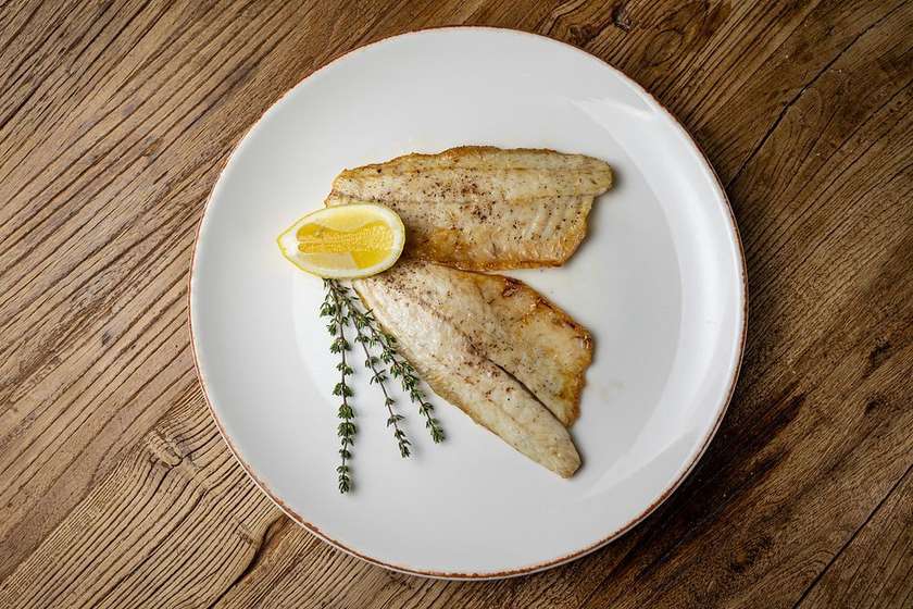 Grilled seabass fillet