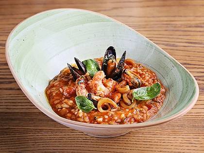 Seafood risotto