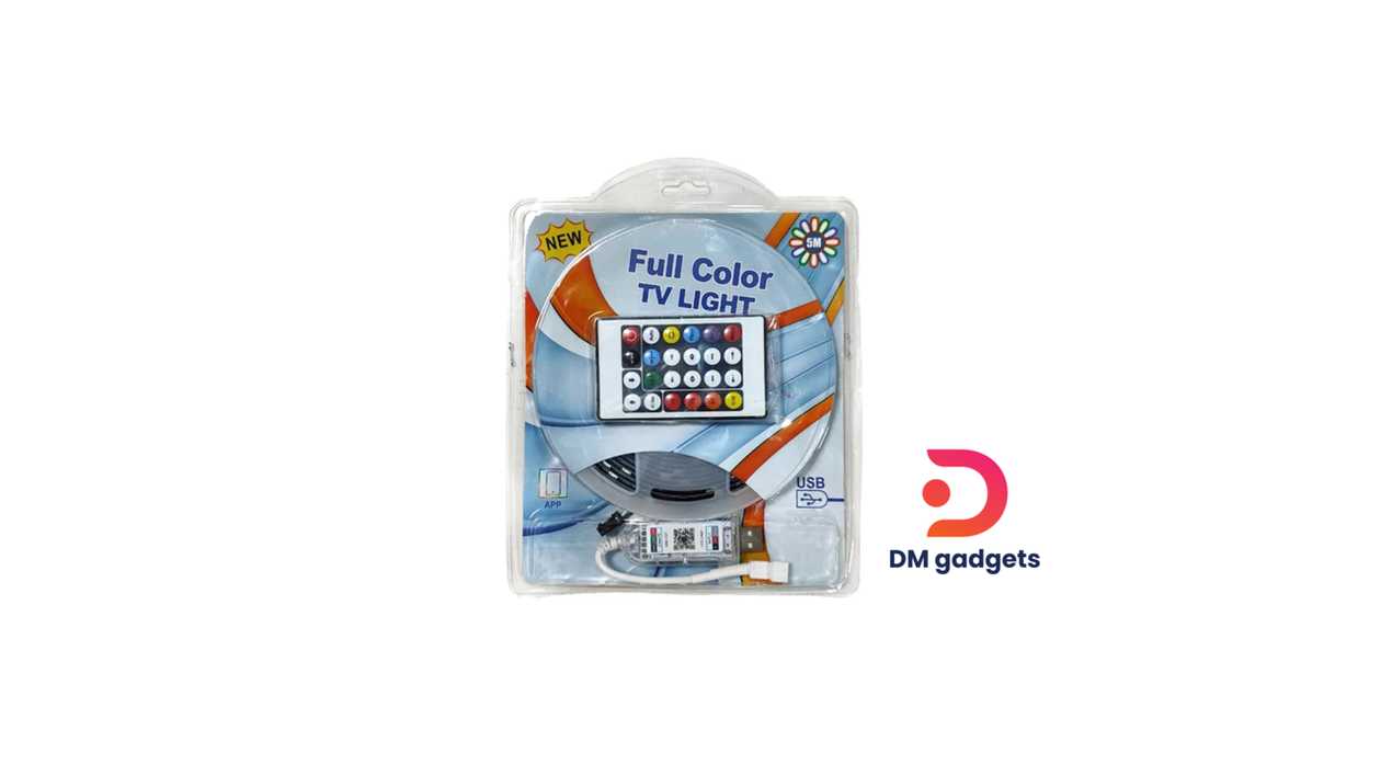 #402A#DM®Tape Led for TV RGB IP65 5M – Full color TV light USB connection