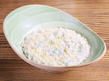 Four cheeses risotto