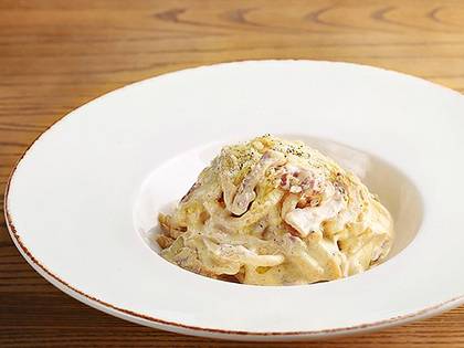 Spaghetti with Carbonara sauce