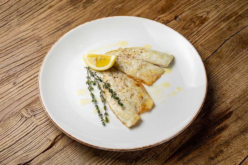 Grilled dorado fillet