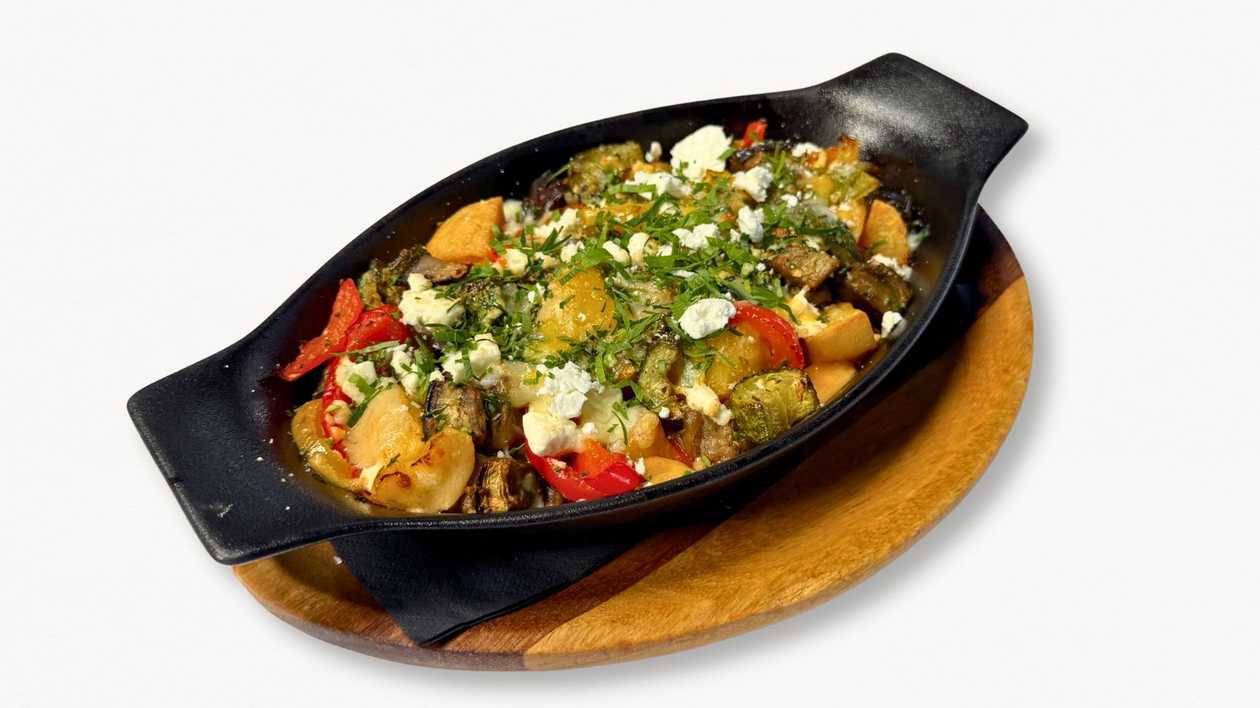 Grilled Vegetable & Potato Bravas