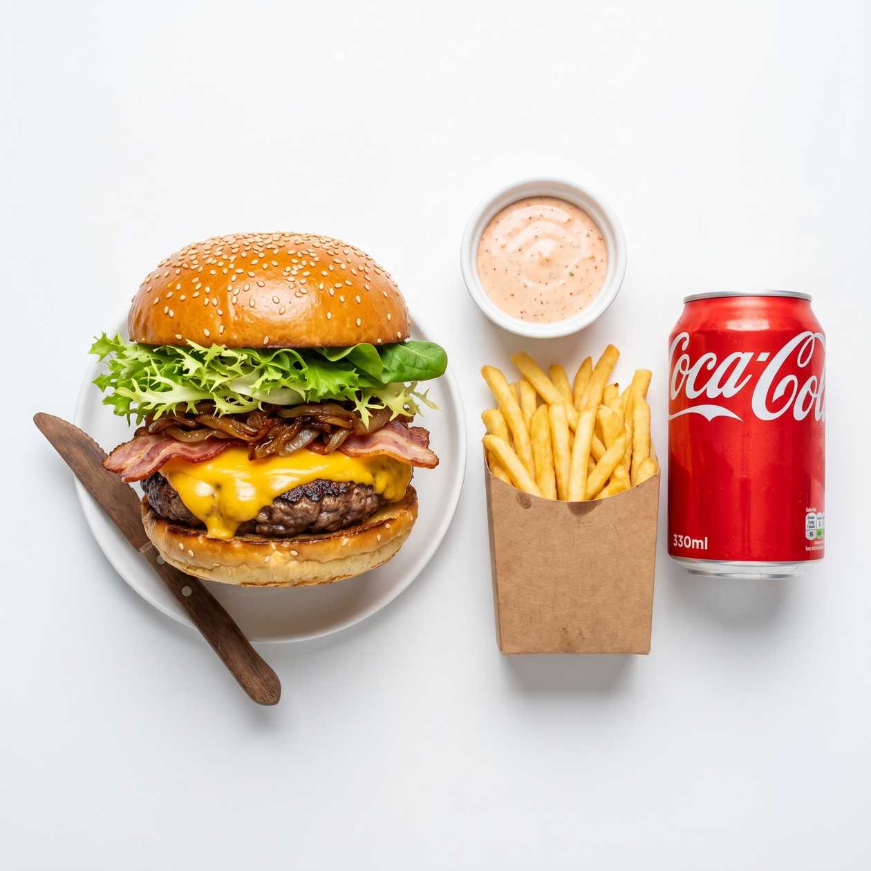 Akcia burger menu