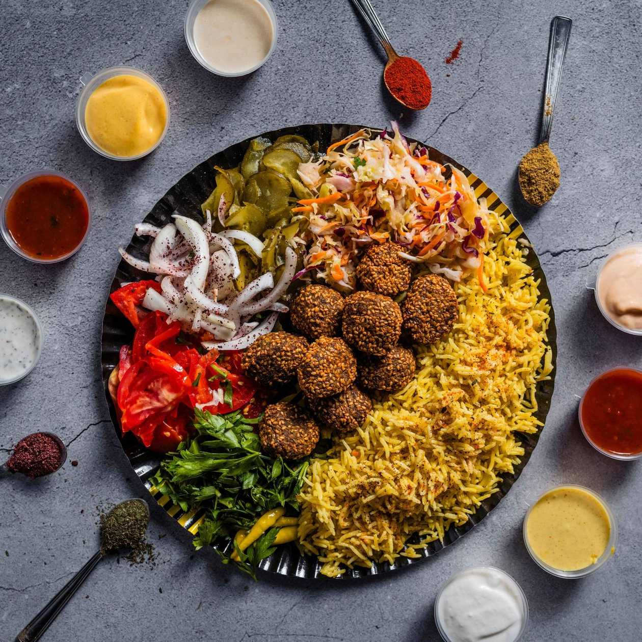 Falafel Clasic la Farfurie Cu Orez