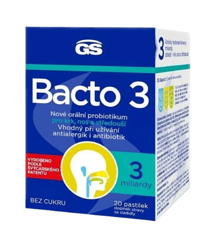 GS Bacto 3 20 lozenges