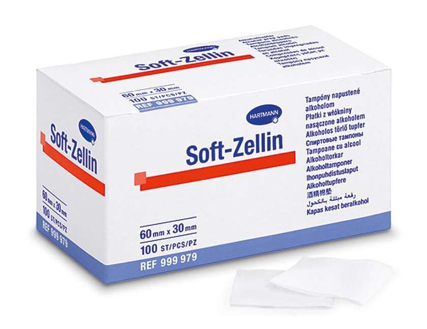 Tampon Soft-Zellin-C impregnated with alcohol 100pcs