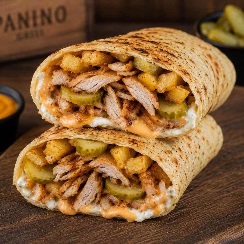 Focaccia Roll Kebab