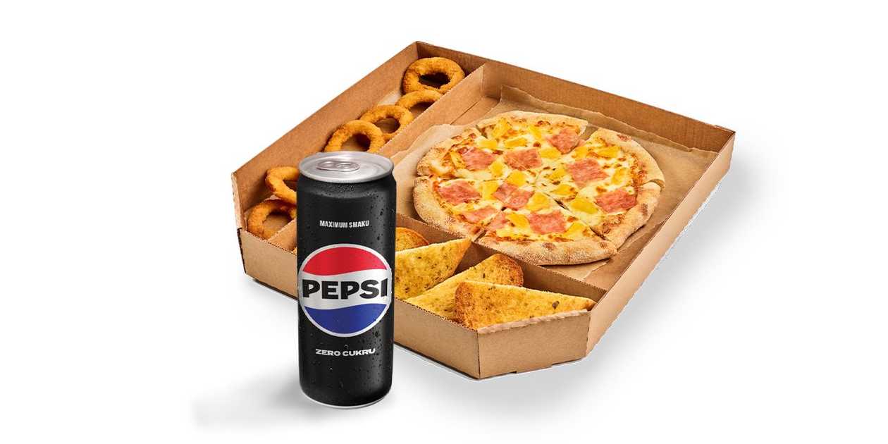 PIZZA BOX W ZESTAWIE