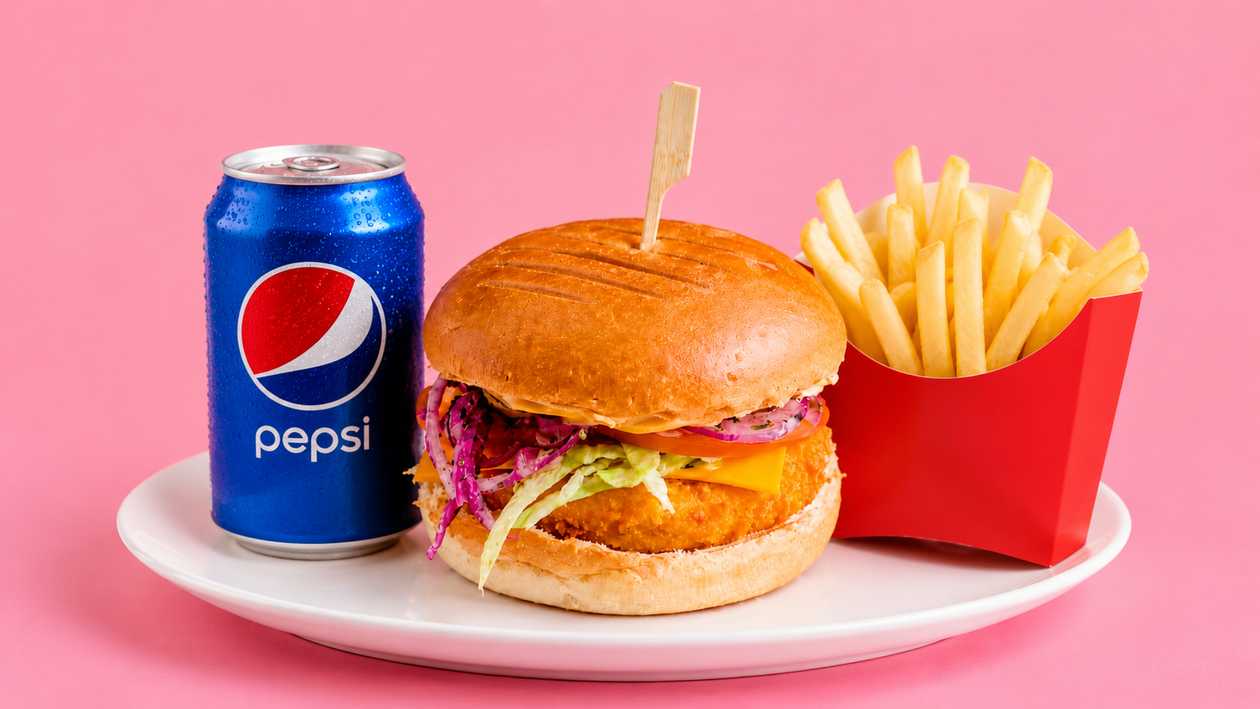 Beef burger set