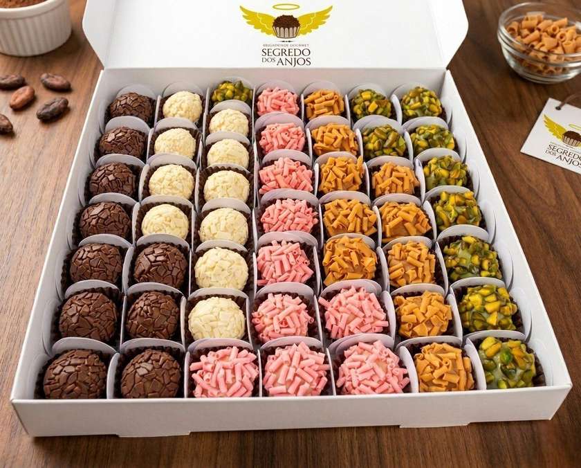Caixa de Brigadeiro 50 Unidades