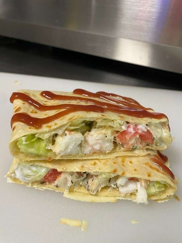 Млинець з креветкою