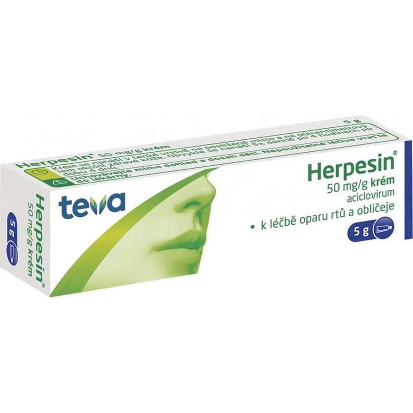HERPESIN 50MG/G CRM 5G
