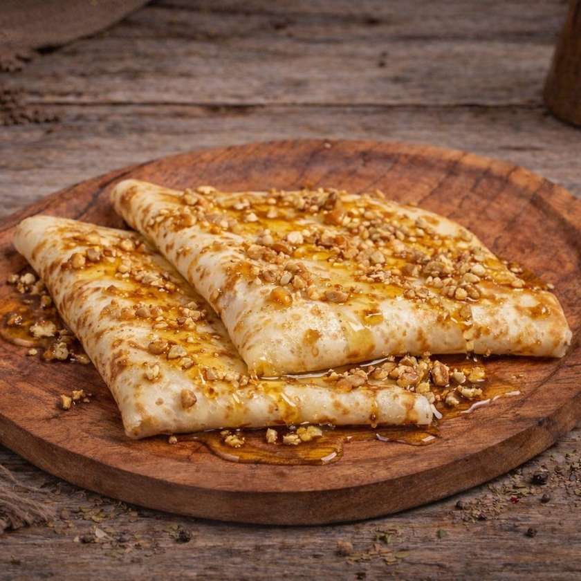 Clatite cu miere si nuca