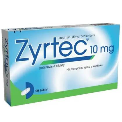 ZYRTEC 10MG TBL FLM 20