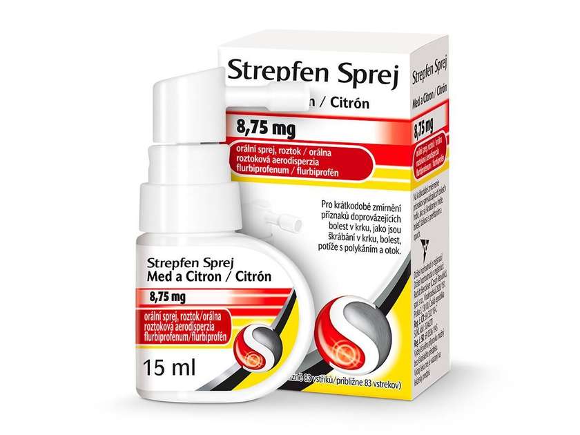 STREPFEN SPREJ MED A CITRON 8,75MG ORM SPR SOL 1X15ML