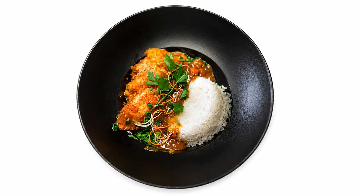 Krõbeda kana katsu karri