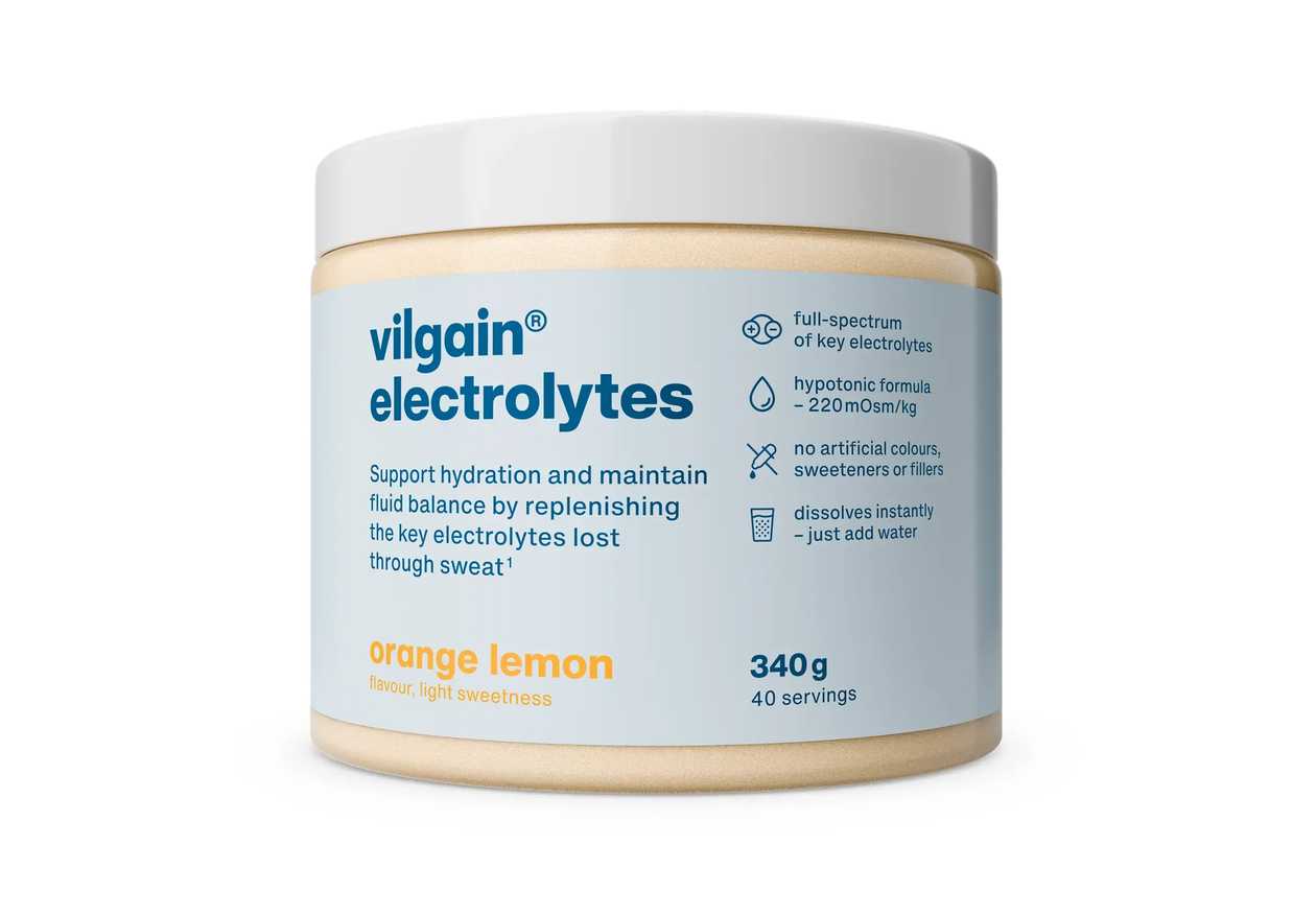VILGAIN ELECTROLYTY POMERANČ, CITRON BEZ STÉVIE 340G