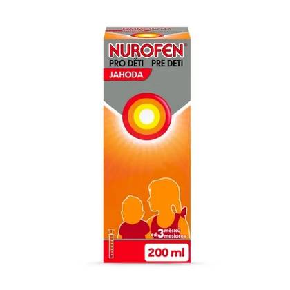 NUROFEN PRO DĚTI JAHODA 20MG/ML POR SUS 200ML II
