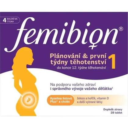FEMIBION 1 PLÁNOVÁNÍ A PRVNÍ TÝDNY TĚHOTENSTVÍ TBL.28
