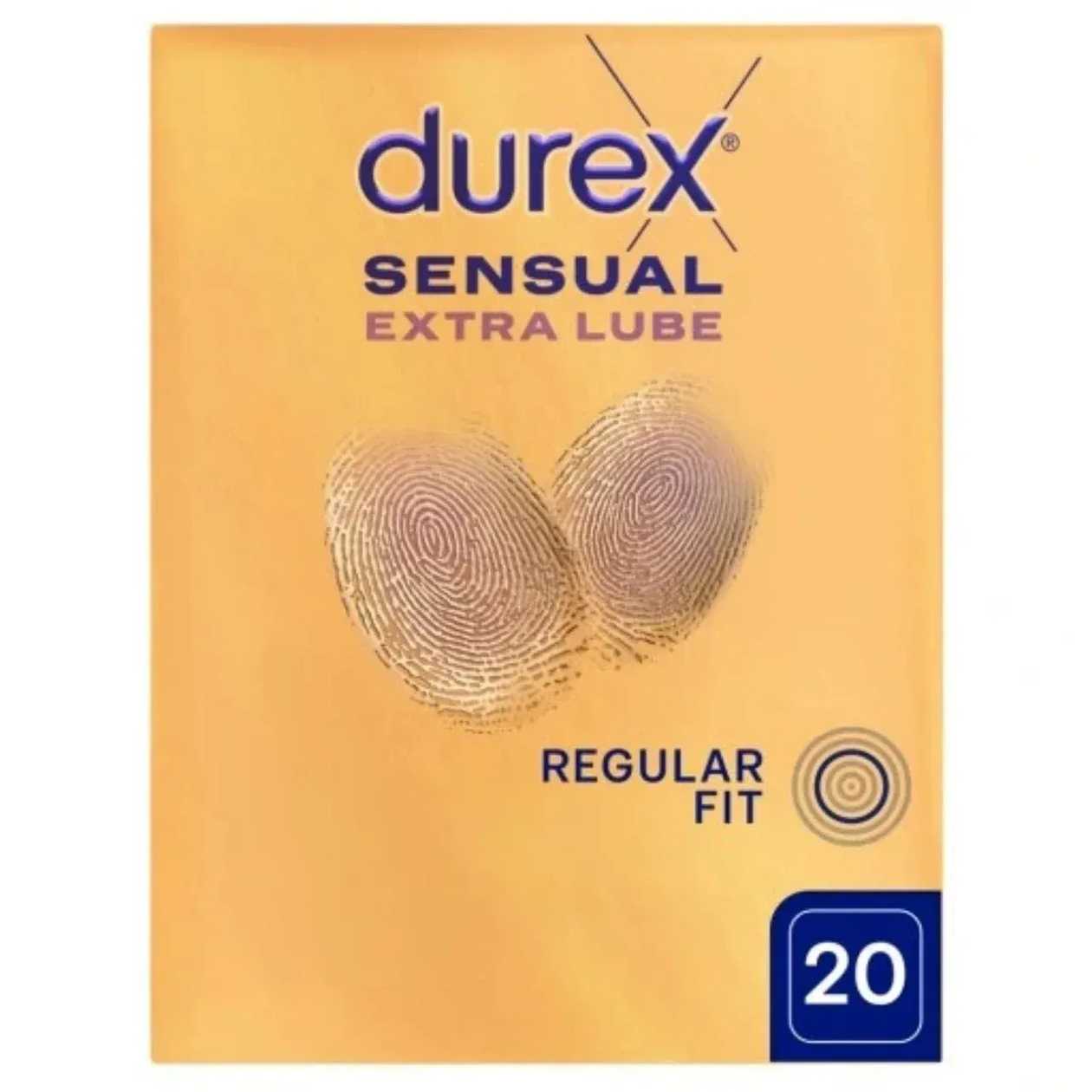 DUREX SENSUAL EXTRA LUBE PREZERVATIV 20KS