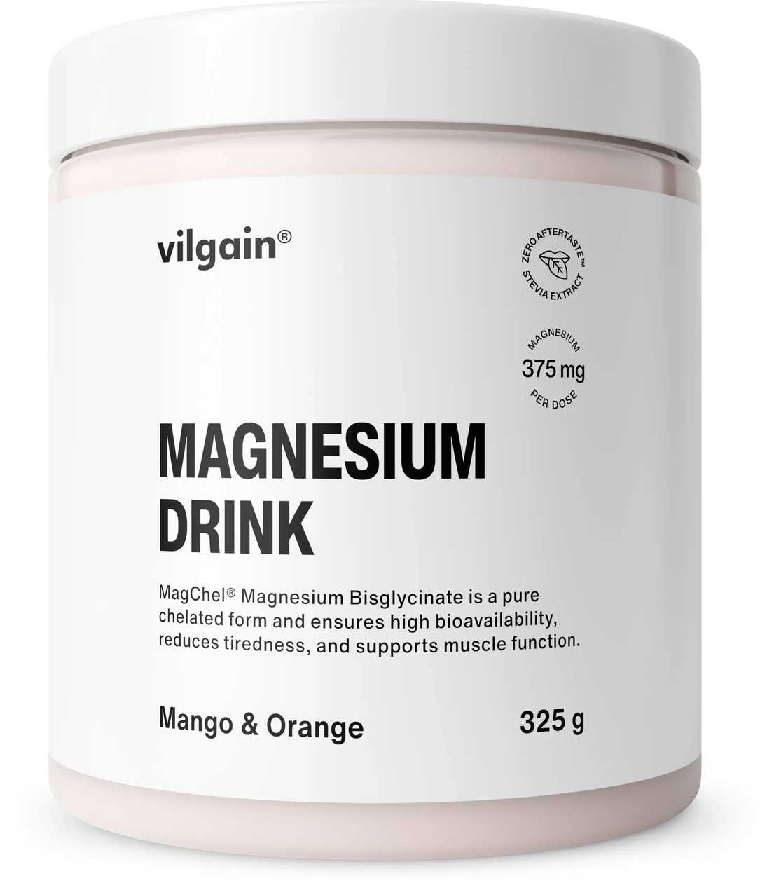 VILGAIN MAGNESIUM DRINK MANGO, POMERANČ 325G