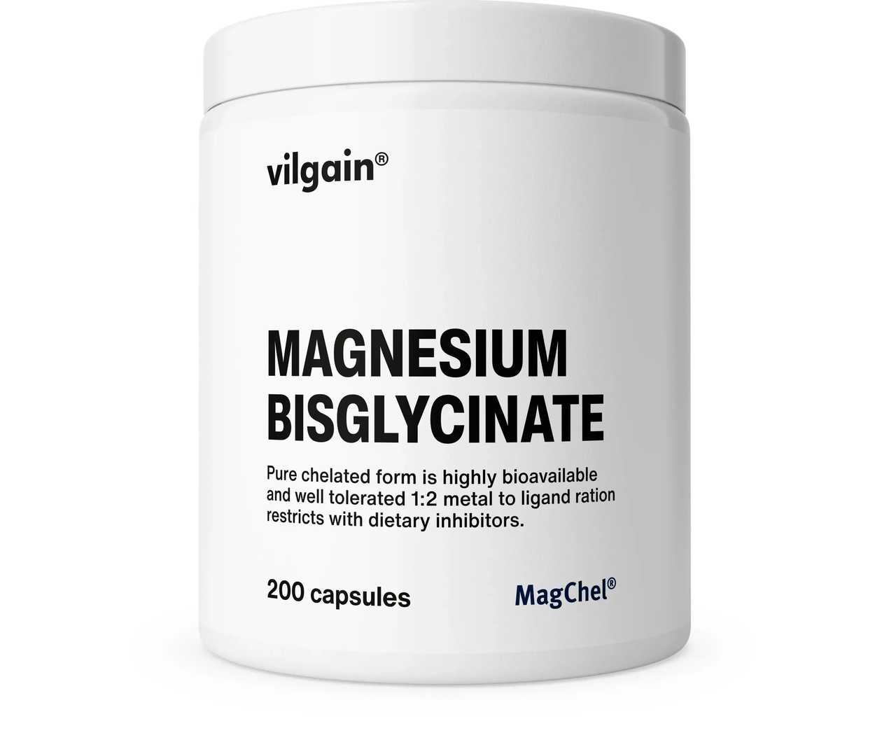 VILGAIN MAGNESIUM BISGLYCINATE 200 CPS