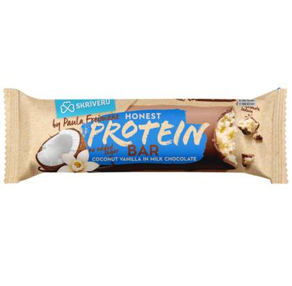Skriveru coconut-vanilla protein bar in milk chocolate 45g