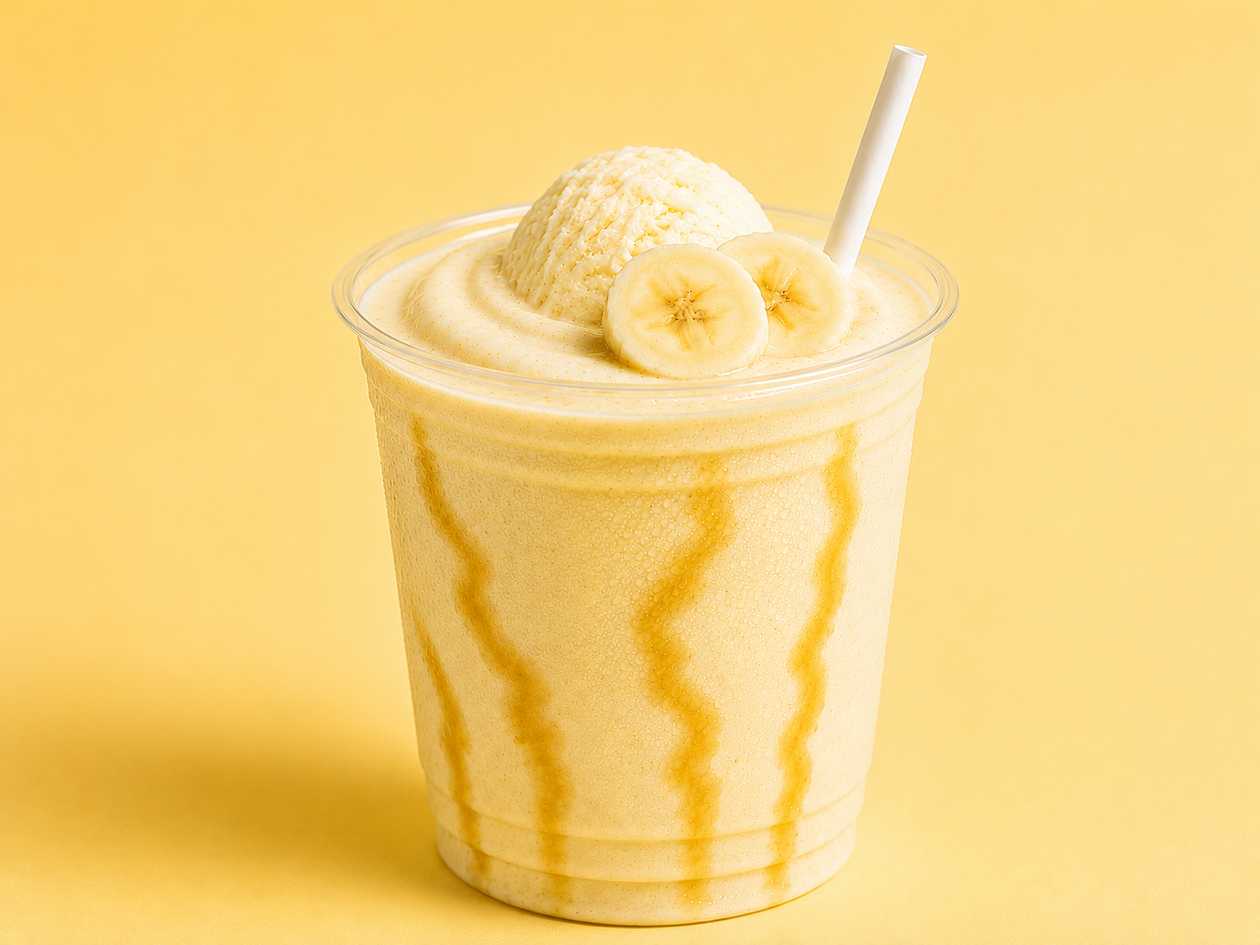 Banana Ice Cream Shake