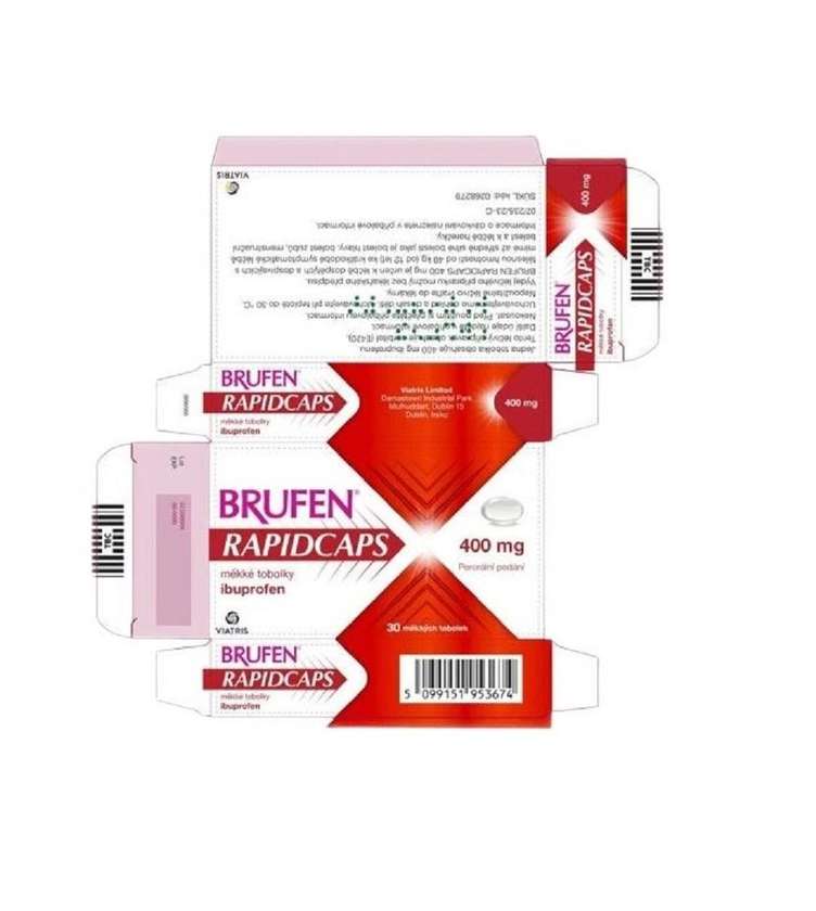 BRUFEN RAPIDCAPS 400mg 30 capsules