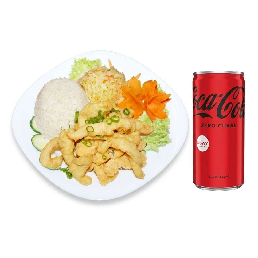 Singapore Chicken + Coca-Cola