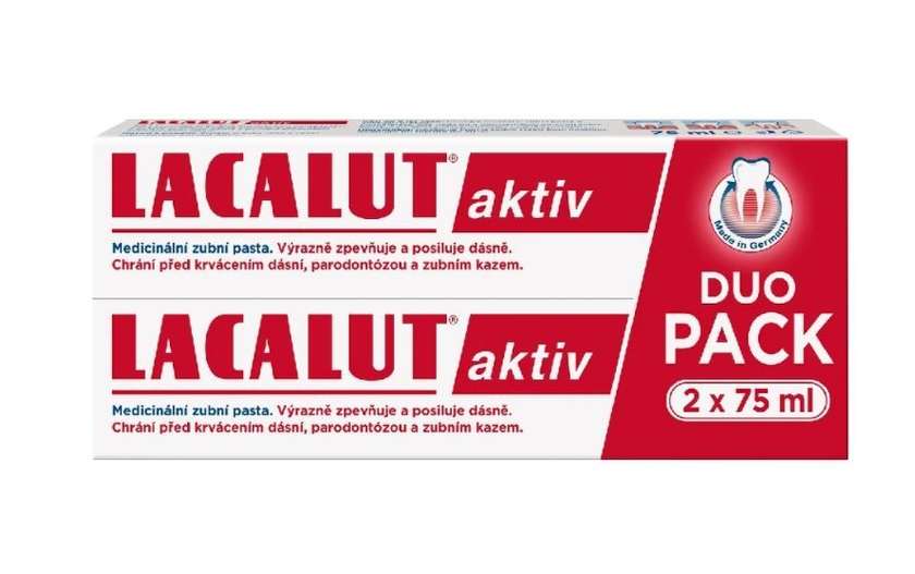 Lacalut Aktiv Toothpaste 2x75ml