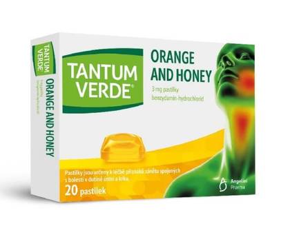 TANTUM VERDE ORANGE AND HONEY 3mg 20 lozenges