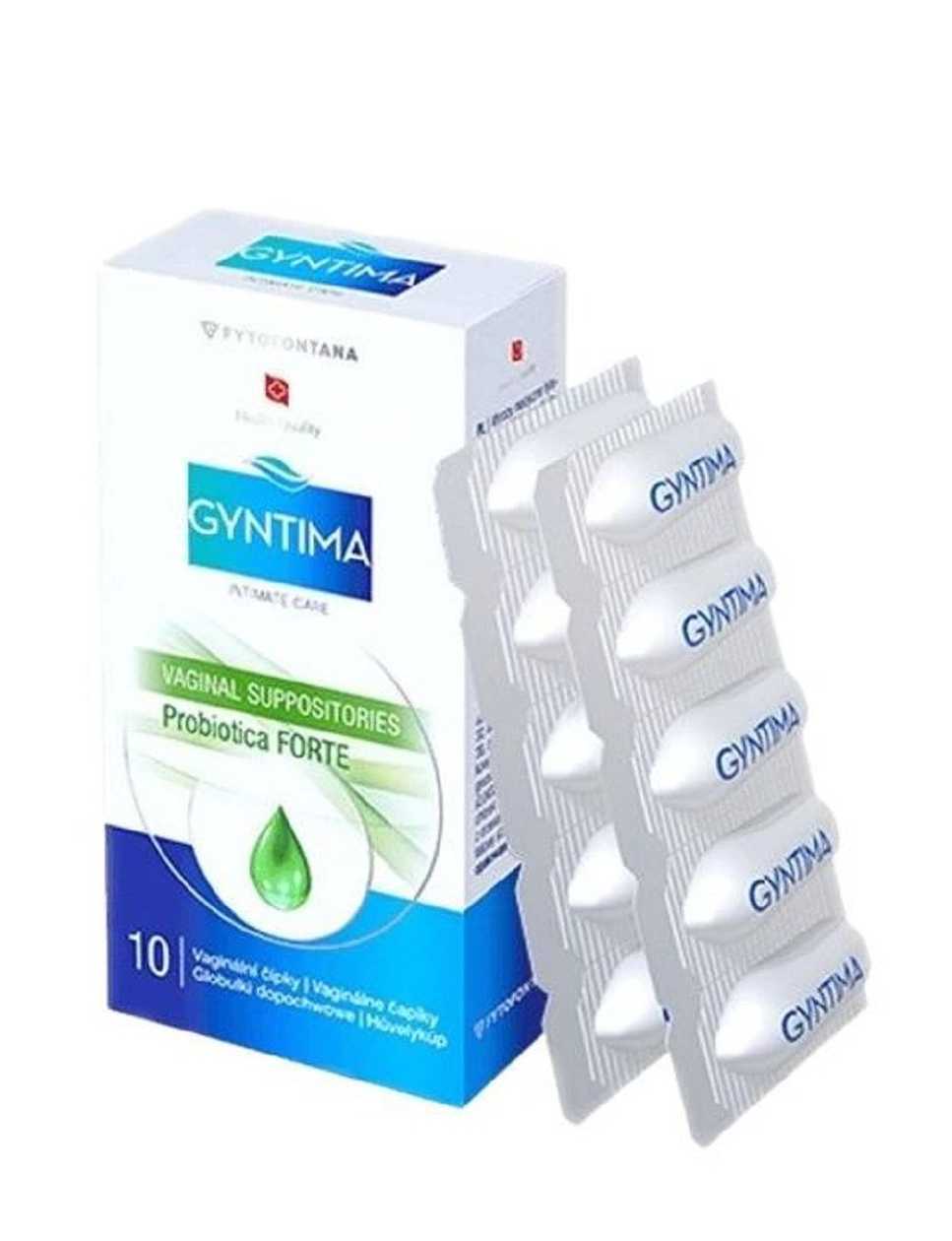 Fytofontana GYNTIMA Probiotica Forte Vaginal Suppositories 10pcs