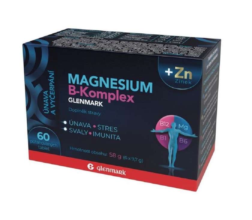 Magnesium B-complex Glenmark 60 tablets
