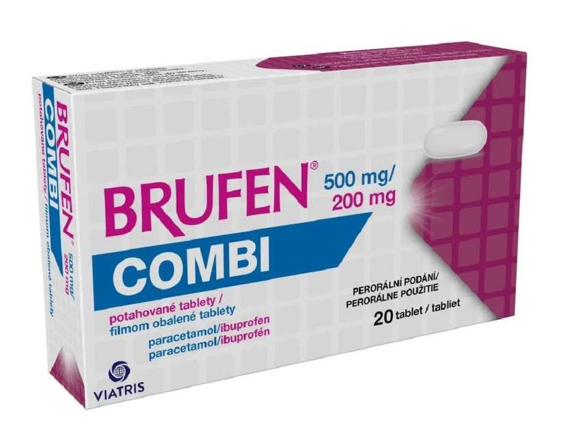 BRUFEN COMBI 500mg/200mg 20 tablets