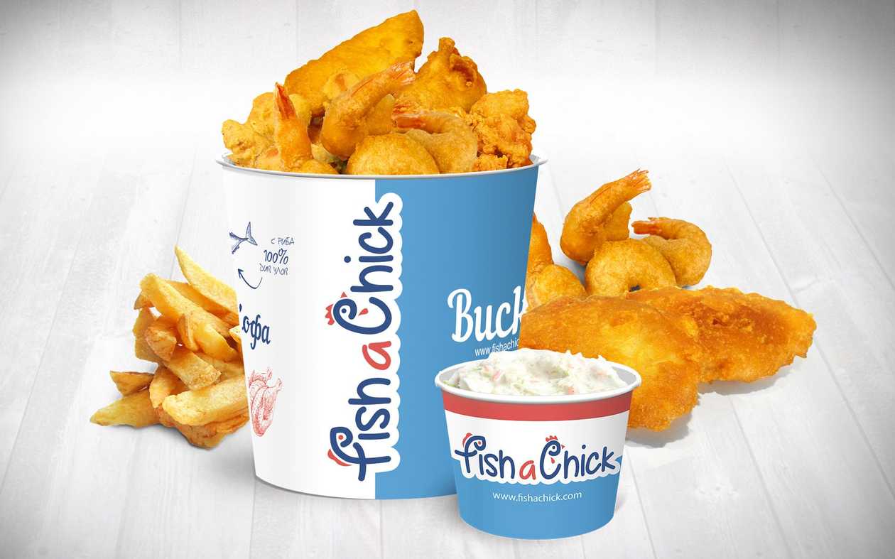 Fish bucket for two 3 (600g)