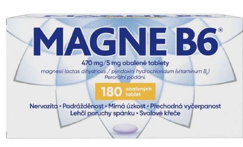 MAGNE B6 470mg/5mg 180 tablets