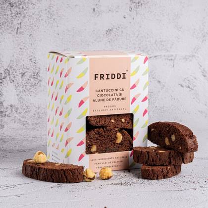 Cantuccini Ciocolata si Alune 150g