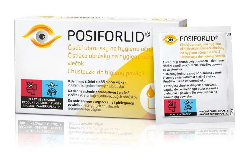 POSIFORLID Cleansing Wipes for Eyelid Hygiene 20 pcs