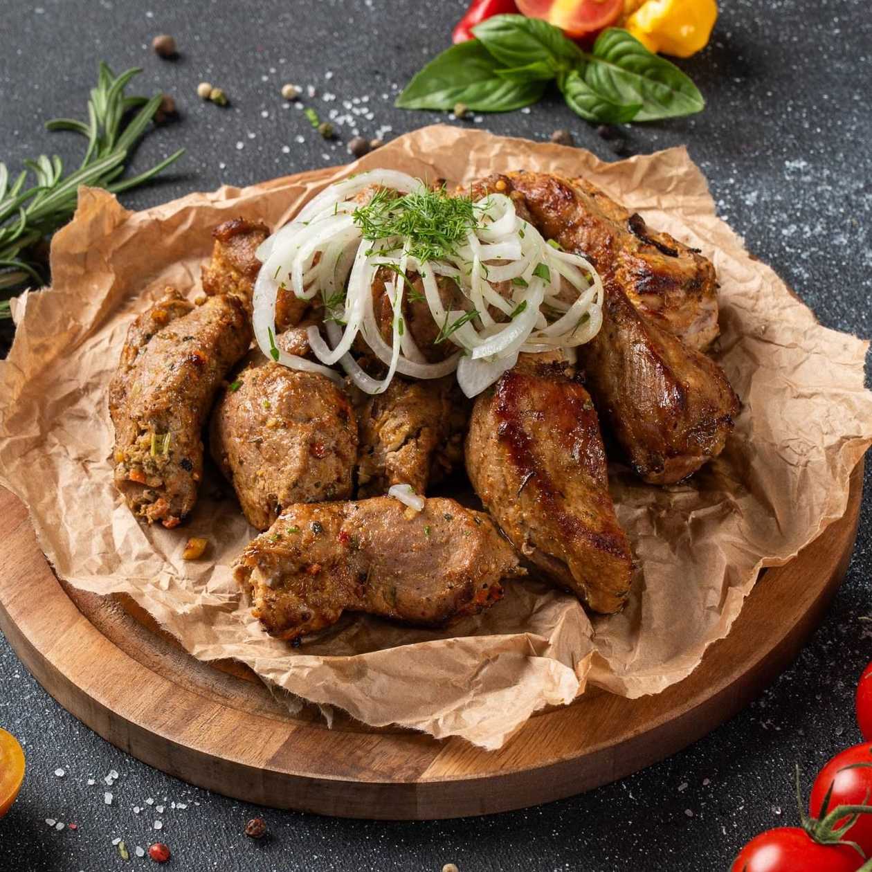 Pork tenderloin shashlik
