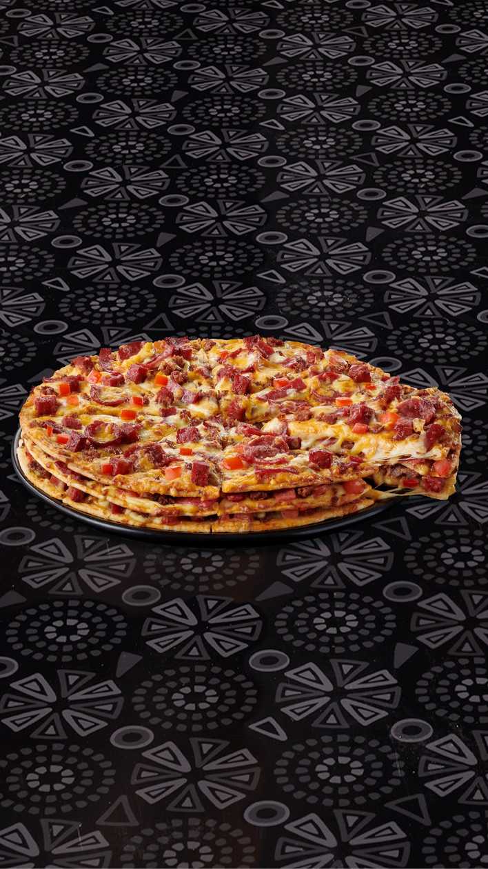 Triple Decker Topped Meat