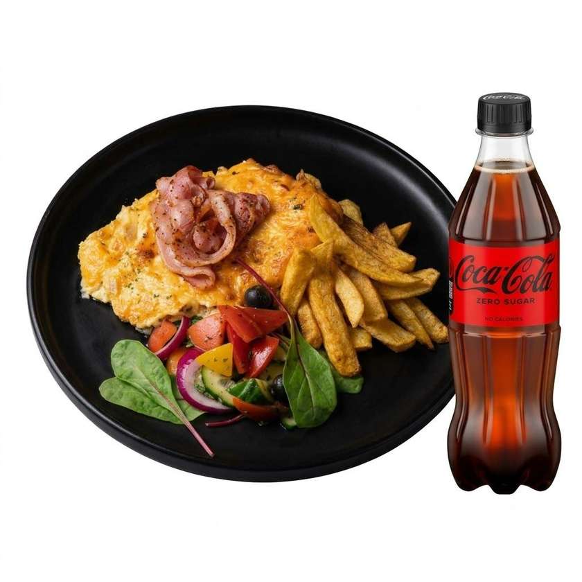 Spicy chop + Coca Cola