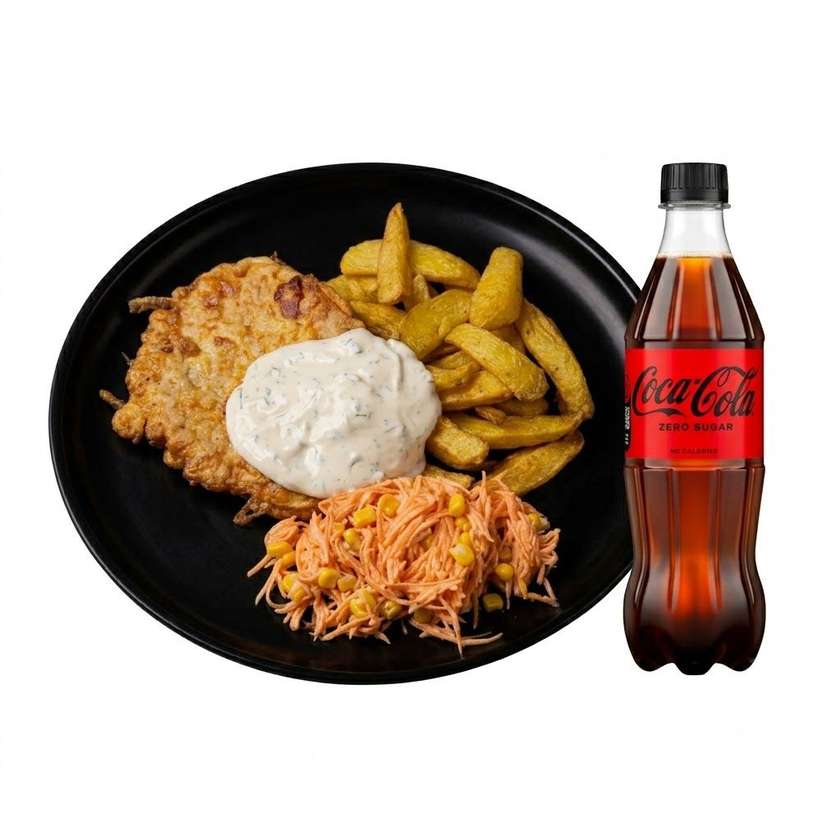 Chicken fillet + Coca Cola