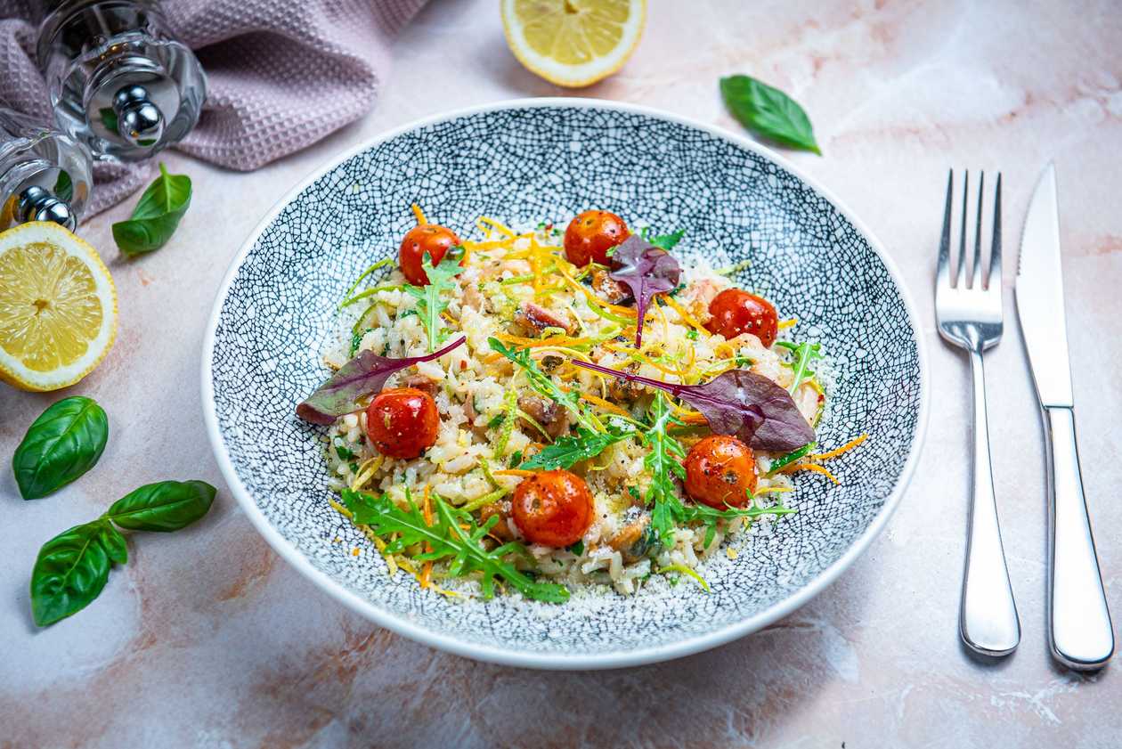 Risoto mereandide, mee ja tsitrulistega