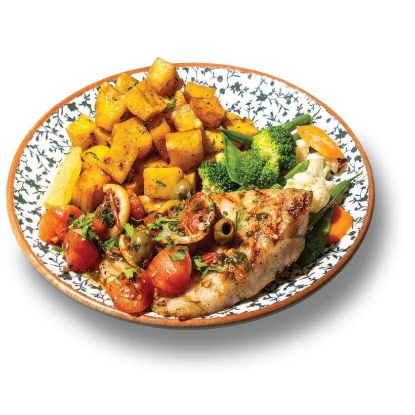 Mediterranean Snapper With Tomato & Olives